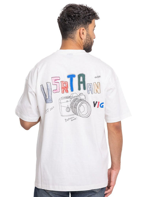 White Design 3840VIG - O - S Round T-shirt - Khotwh